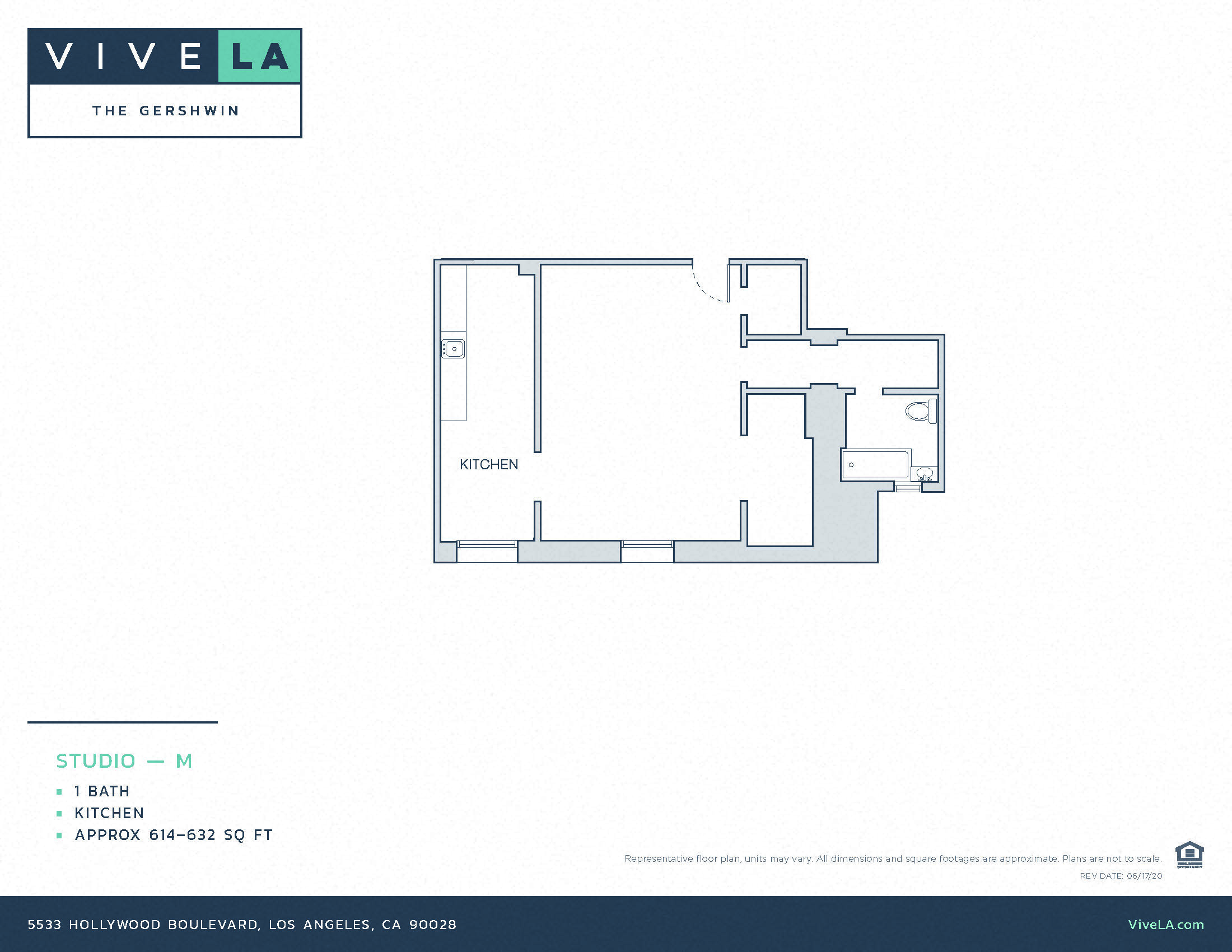 The floor plan for unit 524
